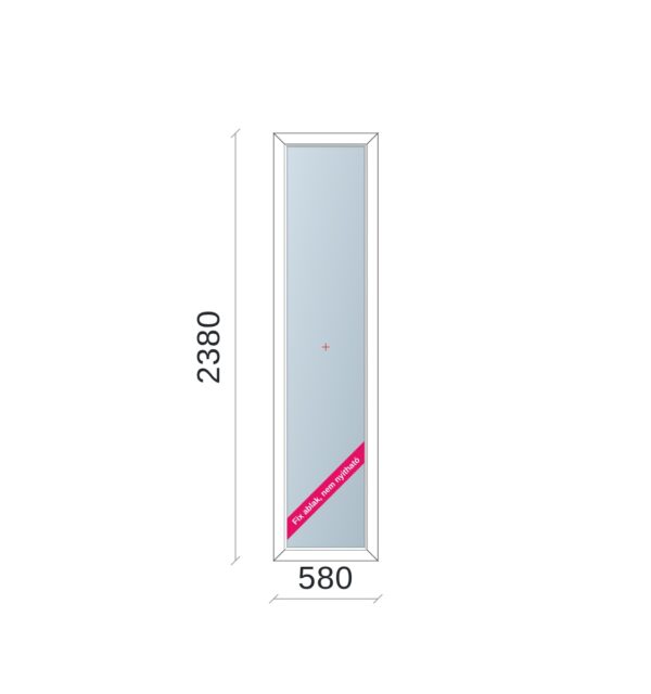 60x240 cm Fix ablak