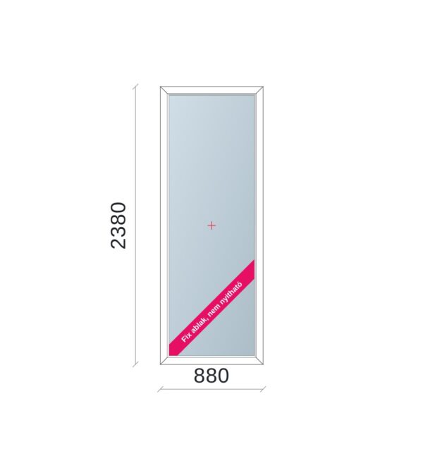 90x240 cm Fix ablak